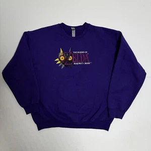 NINTENDO Legend Of Zelda Majora's Mask Crewneck Sweater L N64 GRAIL - Bild 1 von 11