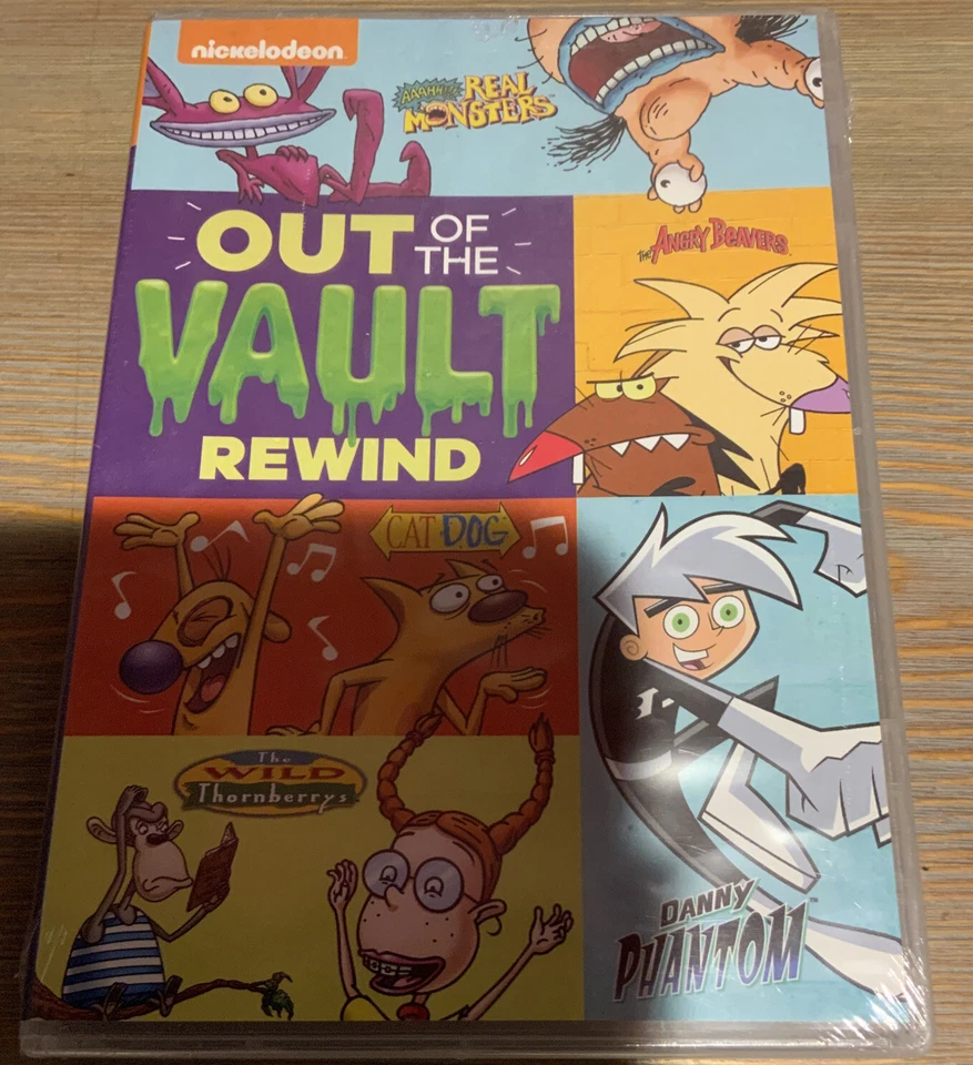 Nickelodeon out of The Vault Rewind DVD Catdog Angry Beavers Wild Thornberrys