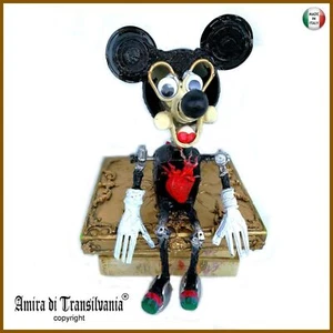assemblage scultura pittura arte contemporanea quadro mickey mouse topo massone - Picture 1 of 24