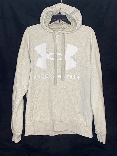 OFF WHITE Felpa con cappuccio Under Armour Sports colore panna media unisex adolescente