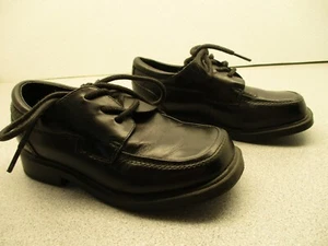 Kenneth Cole REACTION "T-Flex" Black Leather Lace Up Oxford Dress Shoes SZ 10M - Picture 1 of 11