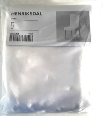* Funda antideslizante para silla IKEA HENRIKSDAL GOBO 501.546.79 13289 100 % algodón blanco denim Foto 1 de 4