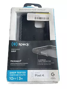Speck Presidio Grip Case for Google Pixel 4 - Black/Black - Picture 1 of 1