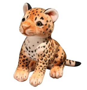 Leopard Plush Toy 11" Stuffed Animal Toddler Doll Gift for Kids - Picture 1 of 7