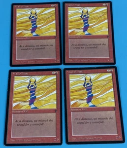 SET OF 4 MTG Magic The Gathering Wall Of Heat Legends Eng. LP Light Play F Fine - Picture 1 of 4