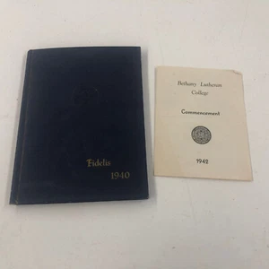 1940 The Fidelis Year Book Bethany Lutheran College Mankato Minnesota - Picture 1 of 4