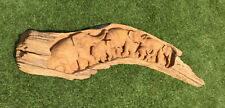 Unique Large Elephant Hand Carved Driftwood Wood Sculpture - Original Art Animal