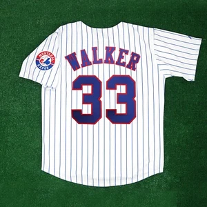 Larry Walker Montreal Expos Home w/ Team Patch White Jersey Men's (M-2XL) - Picture 1 of 5