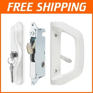 Versatile Mortise Lock & Key Handle Set for Sliding Patio Doors - Lightweight - Picture 1 of 9