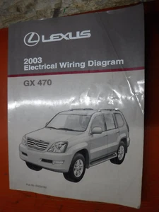 2003 LEXUS GX 470 ORIGINAL FACTORY ELECTRICAL WIRING DIAGRAMS MANUAL SERVICE - Picture 1 of 6