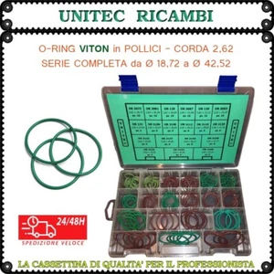 OR O-Ring Viton pollici corda 2,62 cassetta n.2 assortimento guarnizione 135 pz - Foto 1 di 8