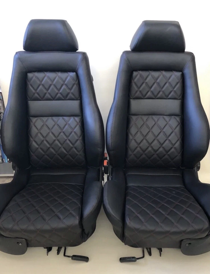 VW Golf 3 4 Cabrio Ledersitze Neubezogen Komplett Colour Concept GTI Edition - Bild 1 von 4