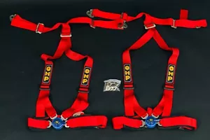 Ferrari 348, 355 Challenge OMP Racing Seat Belts P/N 164778 Not F40 Or f50 - Picture 1 of 7