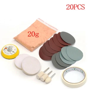 Car Windshield Glass Scratch Remover Cerium Oxide Powder Glass Polishing Kit US - Picture 1 of 8