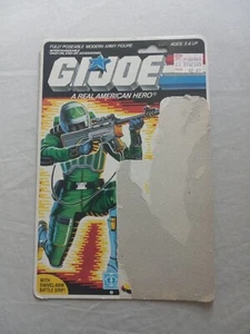 Vintage Hasbro GI Joe ARAH 1985 V2 SCI-FI voller Cardback nur schön! 36 RÜCKSEITE - Bild 1 von 2