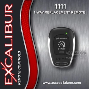 NEW Excalibur 1111 1-Button 1-Way Replacement Remote Control ELVATQH RS-276-3D - Picture 1 of 3