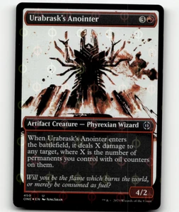 MTG Urabrask's Anointer (Showcase) (Step-and-Compleat Foil) Phyrexia All Will Be - Picture 1 of 1