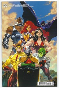 Teen Titans Academy #2 2021 Unread Philip Tan Card Stock Variant DC Comic Red X