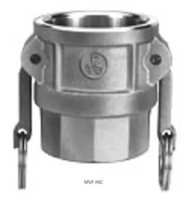 2 Zoll Typ D Camlock Innenkupplung x Innengewinde NPT Edelstahl Schlauchtülle D200SS304 - Bild 1 von 3