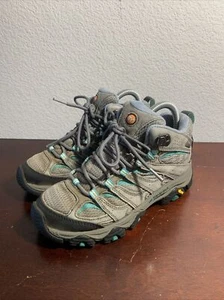 Merrell Moab 3 Mid Gore-Tex Impermeable Caminar Senderismo Botas Vibram 6.5 - Imagen 1 de 8