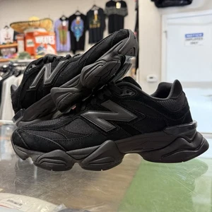 Size 9.5 - New Balance 9060 Triple Black Suede - Picture 1 of 7