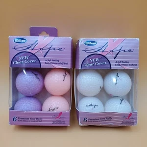 Wilson Hope Breast Cancer Awareness pink/lila/weiß Golfbälle 2 6er Set - Bild 1 von 6