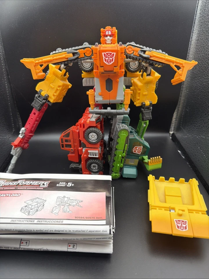 Combinador de vertedero de cuña Transformers Rid Grimlock Hightower de carga pesada con manual Foto 1 de 1