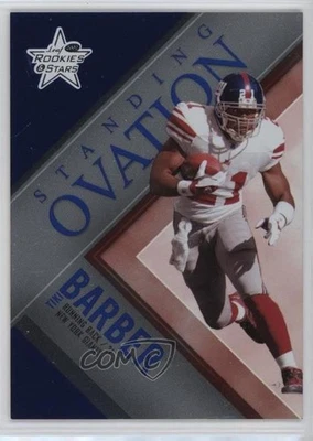 2007 Leaf Rookies & Stars Standing Ovation Blue /500 Tiki Barber #SO-1 - Image 1 of 2