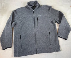 Solaris Men’s XL Full Zip Fleece Jacket Gray Softshell Casual Outdoor Layer - Picture 1 of 7