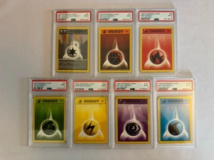 1999 Pokemon - 1st Edition Shadowless Energy Lot - Base Set PSA 9 MINT! - WOTC - Picture 1 of 9