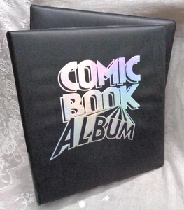 Lot/2 COMIC BOOK ALBUM ULTRA PRO Comic Book Black Binders - Picture 1 of 12