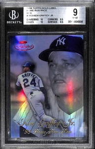 1998 Topps Gold Label Home Run Race Red hr3 Ken Griffey Jr. Fehlende Nummer BGS 9 - Bild 1 von 2