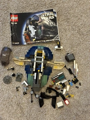 Raro LEGO Star Wars: Jango Fett's Slave I (7153) INCOMPLETO Y SOLO 1 MINIFIGURA Foto 1 de 4