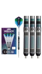 UNICORN IRIS DARTS SET 90% TUNGSTEN DNA COATED EINZELN UNIKAT FARBIG 22G - Bild 1 von 5