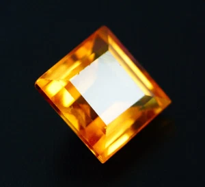 Pietra preziosa arancione dorata certificata EGL naturale (Ceylon) 6,30 CT SPLENDIDA - Foto 1 di 5