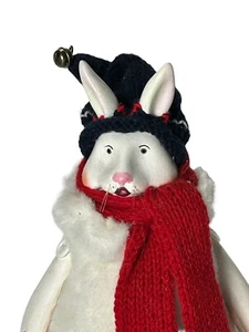 Dept 56 By Mary Lisa Chestnutt Rabbits Ice Skating Bunny Beanbag & Ceramic - Picture 1 of 23