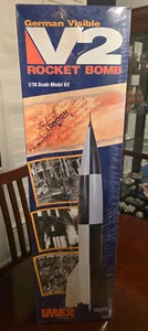 SEALED GERMAN VISIBLE V2 ROCKET BOMB 1/16 SCALE 34" TALL MODEL KIT IMEX 8000 - Picture 1 of 9