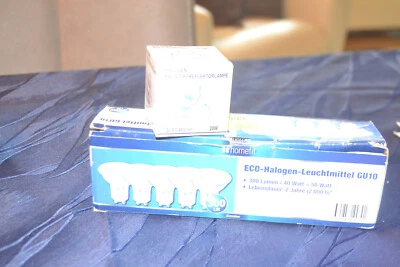 5 x ECO Halogen-Leuchtmittel GU 10,1 (x 40W),1 x Hallogen GU 5,3(20W) - Bild 1 von 4