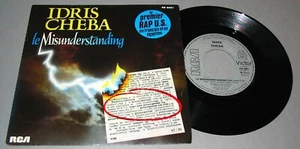 IDRIS CHEBA Le Misunderstanding  SP 45t. 1982 - Picture 1 of 2