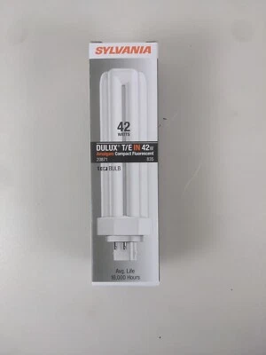 (5pc) SYLVANIA DULUX T/E IN 42w Amalgam Compact FLUORESCENT BULB 20871 GX24q-4 - Image 1 of 4