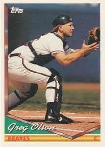 FREE SHIPPING-MINT-1994 Topps Greg Olson #346 PLUS BRAVES BONUS CARDS - Picture 1 of 1