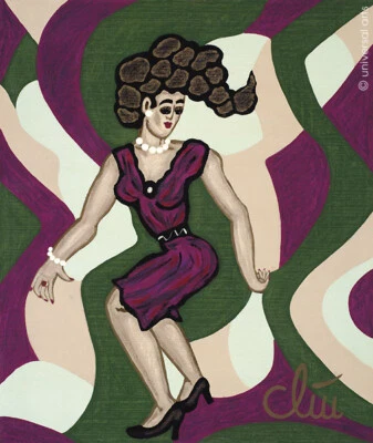 JACQUELINE DITT -  Twist 2008 Gemälde Tanz Bild Tänzerin - Bild 1 von 2