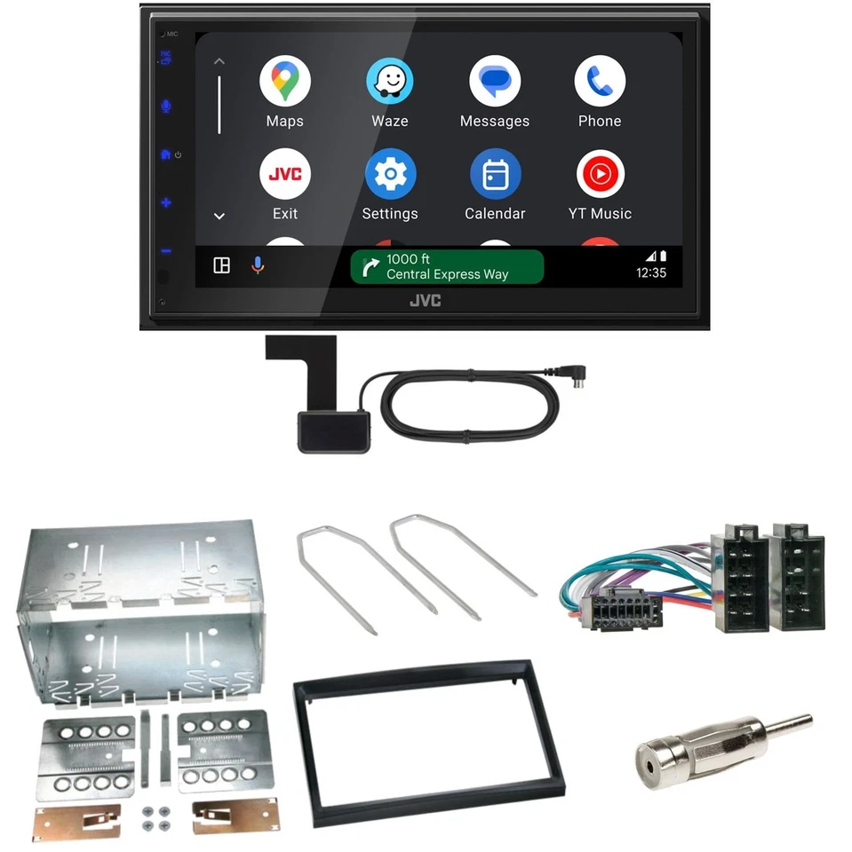 JVC KW-M695DBW Android Auto CarPlay Einbauset für Peugeot 307 Citroen C2 C3 - Bild 1 von 1