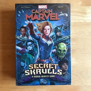 NIP Sealed Captain Marvel Secret Skrulls Game USAopoly 2019 4-7 Players Ages 8+ - Picture 1 of 6