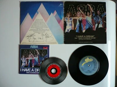 Abba I Have A Dream 7" Vinyl And CD Single UK Epic 1979 Gatefold Single EXC - Image 1 of 4