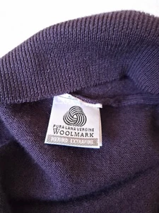 Peerstorm Herren Pullover Gr. 54 100% Schurwolle Merino Pulli Gr. XL Pflaume - Bild 1 von 8