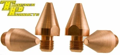 THRASHER PRODUCTS 2 Pr Spot Welder 1/4 Tips 476-040211 for Miller-TT-6, TT-9 and G7 Welding-Tongs