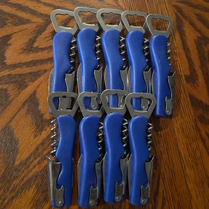 Lote de 9 Sacacorchos, Abridor de Botellas, Juego de Cuchillas Pequeñas Cuchillos de Bolsillo Tamaño 5 1/4" - Imagen 1 de 13