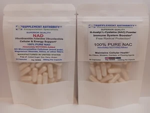 NAD Polvere 30 Capsule con BOUNS NAC 30 Capsule GRATIS! Super fresco! NUOVO! - Foto 1 di 5