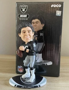 JIM PLUNKETT Oakland / Los Angeles Raiders Legend SGA Mini 4” Bobblehead NIB! - Picture 1 of 2